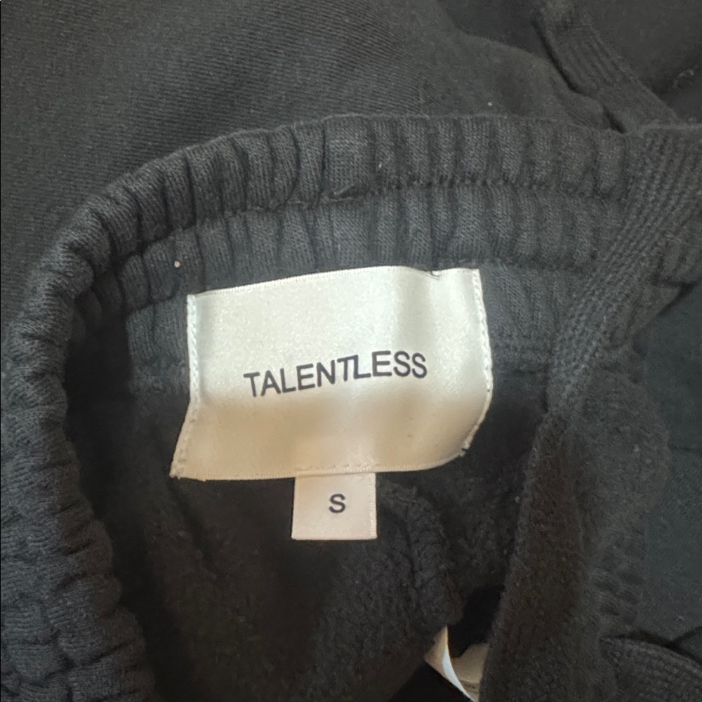 TALENTLESS Black Logo Hoodie and Joggers Set - Picture 4 of 4